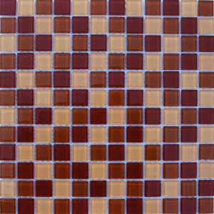 Мозаика Louis Valentino Стекло микс 23HZ коричневый 30х30 см