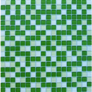 Мозаика Louis Valentino Стекло микс LS 1504 зеленый мелкий 30х30 см