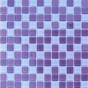 Мозаика Louis Valentino Стекло микс 23Z фиолетовый 30х30 см