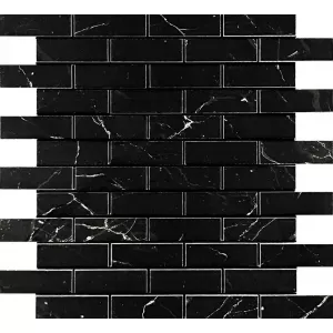 Мозаика Velsaa Mosaic Estrada Mosaic Nero Brick Bone 32,1х29,9 см