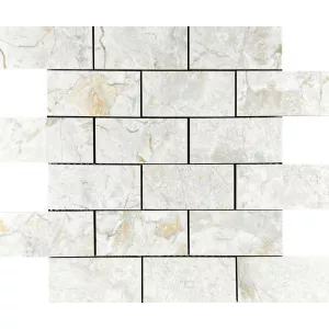 Мозаика Velsaa Mosaic Lumix White Mosaic Brick Bone 34,6х29,7 см