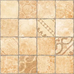 Керамогранит Global Tile Roxy грес глазурованный мозаика бежевый 29,6*29,6 см